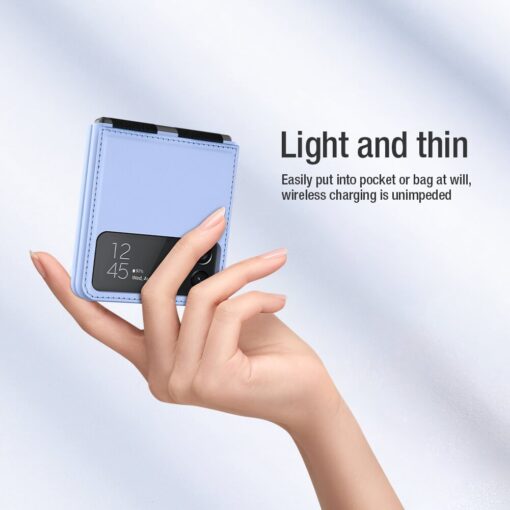 Nillkin Qin Vegan leather case for Samsung Galaxy Z Flip 3/4 5G - Image 6