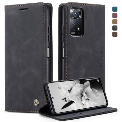 Redmi Note 11 Pro CaseMe Leather Flip Cover