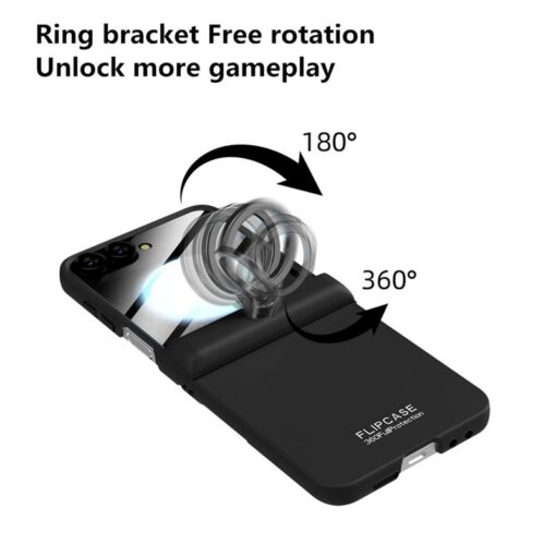 Samsung Galaxy Z Flip 5 6 Series Shockproof Case with Small Screen Protector Hinge Protection Hard PC Cover - Image 14