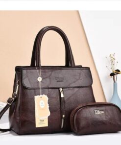 DJRM Classic Design 2 in 1 Purse and Crossbody Satchel Shoulder Bag