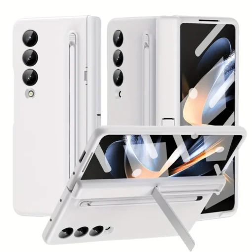 Samsung Galaxy Z Fold Series Shockproof Full Screen Protector All-inclusive Hinge Shell Armor Case - Image 14