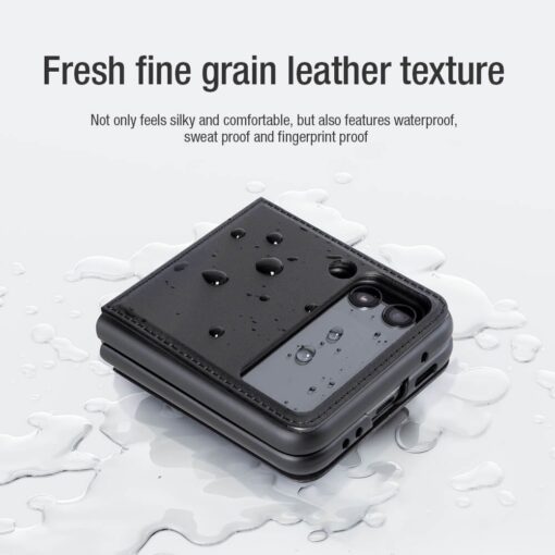 Nillkin Qin Vegan leather case for Samsung Galaxy Z Flip 3/4 5G - Image 17
