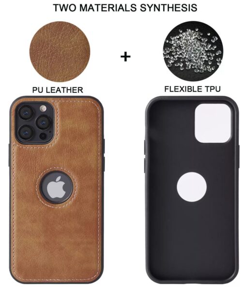 iPhone 11 Series PU Leather Shockproof Business Style Mobile Phone Case - Image 6