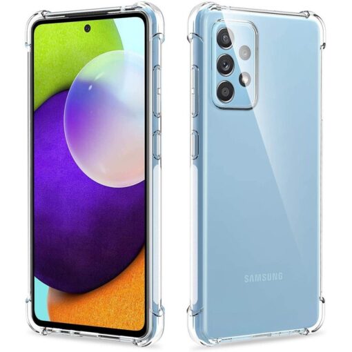 Samsung Galaxy A52/A52s, A53 & A73  Premium Antiburst Clear Armor Shockproof Case.