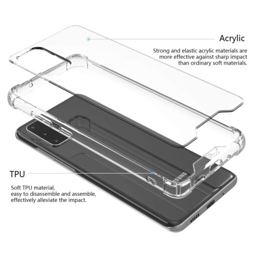 Samsung Galaxy A52/A52s, A53 & A73  Premium Antiburst Clear Armor Shockproof Case. - Image 7