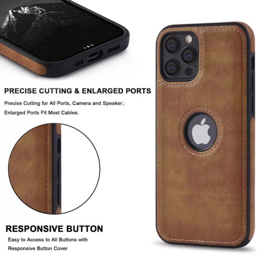 iPhone 11 Series PU Leather Shockproof Business Style Mobile Phone Case - Image 7