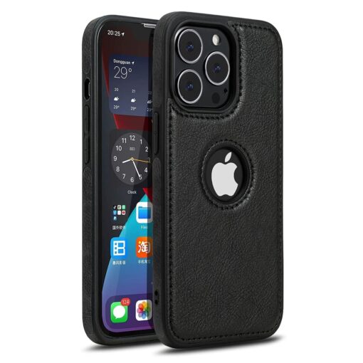 iPhone 11 Series PU Leather Shockproof Business Style Mobile Phone Case - Image 3