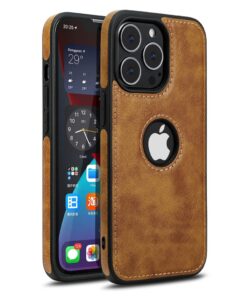Luxury Premium PU Business Style Leather Stitching Case Cover For iPhone Series