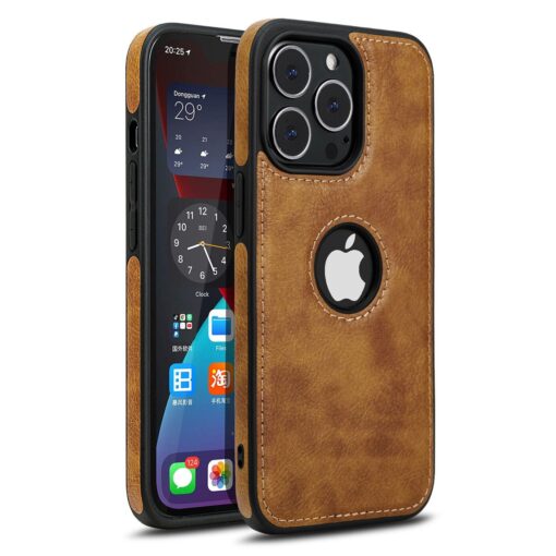 iPhone 11 Series PU Leather Shockproof Business Style Mobile Phone Case - Image 4