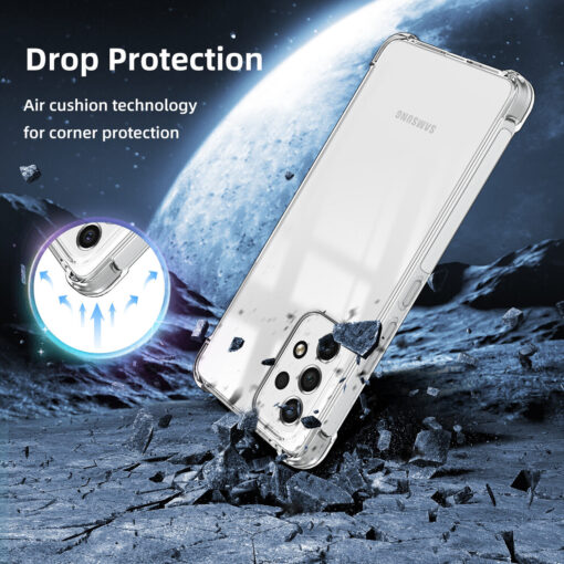Samsung Galaxy A52/A52s, A53 & A73  Premium Antiburst Clear Armor Shockproof Case. - Image 8