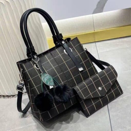 Belissa Korean Style Leaf Pendant 2 in 1 hand bag - Image 2