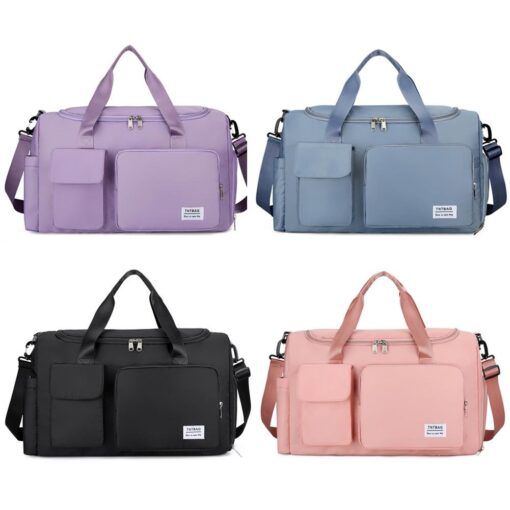 Travel Duffel Bags Sports Bag, purple, Big Capacity - Image 20