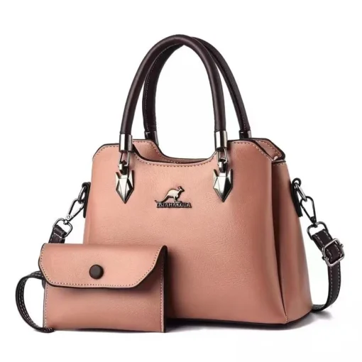 Marvelouz Premium Quality Women's 2 in 1 Sling Leather Handbag