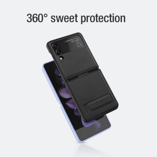 Nillkin Qin Vegan leather case for Samsung Galaxy Z Flip 3/4 5G - Image 19