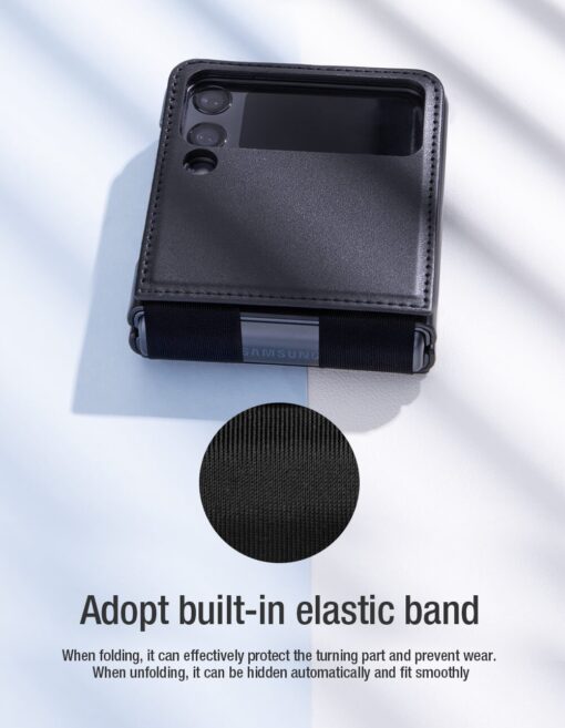 Nillkin Qin Vegan leather case for Samsung Galaxy Z Flip 3/4 5G - Image 15
