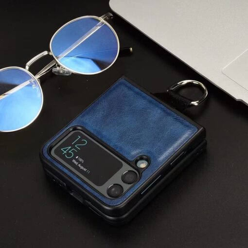 Samsung Galaxy Z Flip 3/4 5G Series Luxury Premium Anti-Scratch Leather Case - Image 15
