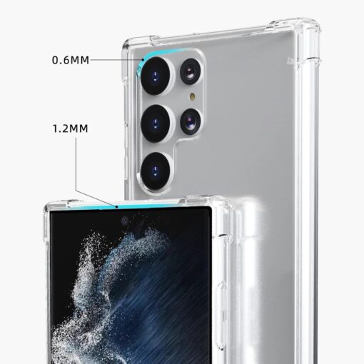 Attuchbo Antiburst Crystal Clear Hardcase For Samsung Galaxy S22 Ultra - Image 8