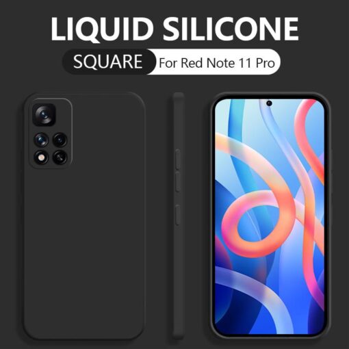 Liquid Silicone Case For Redmi note 11/11s/11 Pro - Image 3