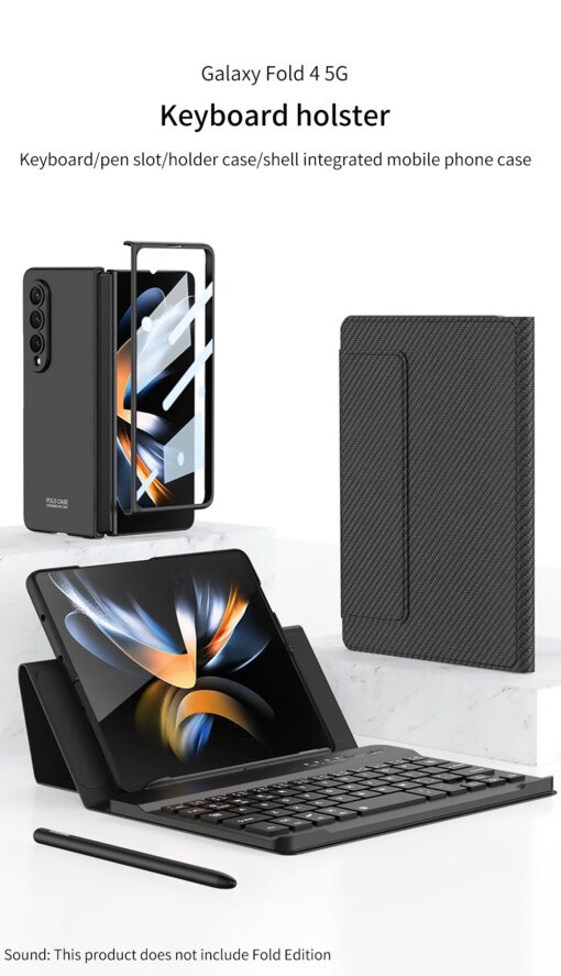 GKK Bluetooth Wireless Keyboard for Samsung Galaxy Z Fold Series with Pen Slot - Image 13
