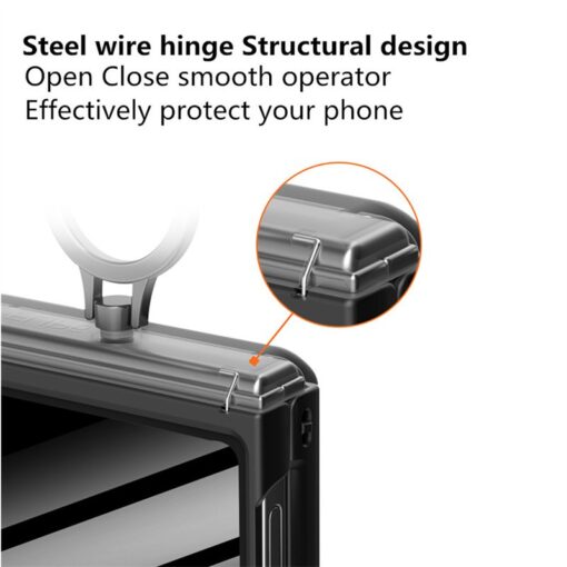 Samsung Galaxy Z Flip 5 6 Series Shockproof Case with Small Screen Protector Hinge Protection Hard PC Cover - Image 13