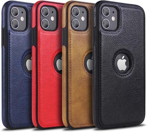 iPhone 11 Series PU Leather Shockproof Business Style Mobile Phone Case - Image 14