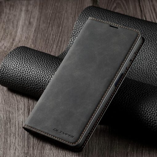 Primeum Quality Fornwenw Leather Flip Cover for OPPO A3/A3x with Kickstand feature, Magnetic Suction - Image 25