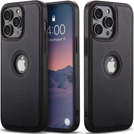 iPhone 13/14 Series PU Leather Shockproof Business Style Mobile Phone Case - Image 11