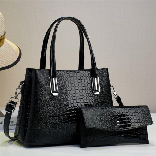 Queen Classic Design 2 in 1 Purse and Crossbody Satchel Shoulder Bag - Image 3