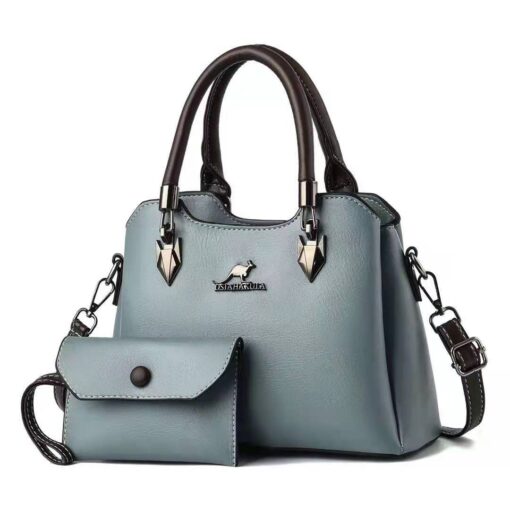 Marvelouz Premium Quality Women's 2 in 1 Sling Leather Handbag - Image 8