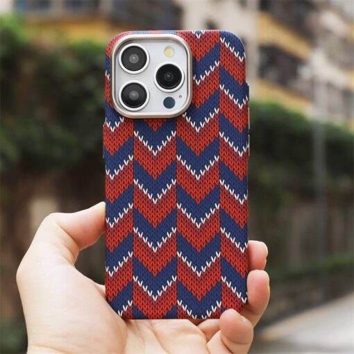 British Style Carbon Fiber Tartan MagSafe Case for iPhone Series - Image 10