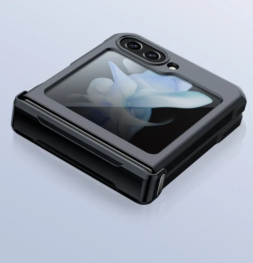 Xundd For Samsung Galaxy Z Flip 5 Case Airbags Hinge Shockproof Transparent Cover - Image 13