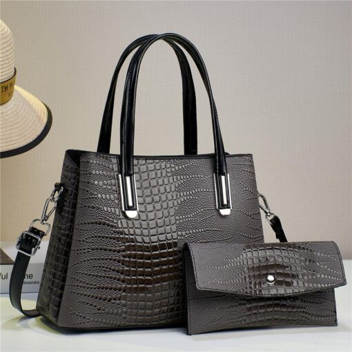 Queen Classic Design 2 in 1 Purse and Crossbody Satchel Shoulder Bag - Image 2