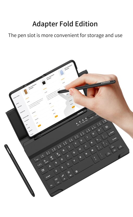 GKK Bluetooth Wireless Keyboard for Samsung Galaxy Z Fold Series with Pen Slot - Image 10