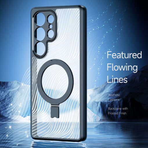 AIMO Mag Series MagSafe Back Cover with Folding Stand for Samsung S24/S25 Ultra - Image 6