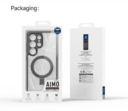 AIMO Mag Series MagSafe Back Cover with Folding Stand for Samsung S24/S25 Ultra - Image 13
