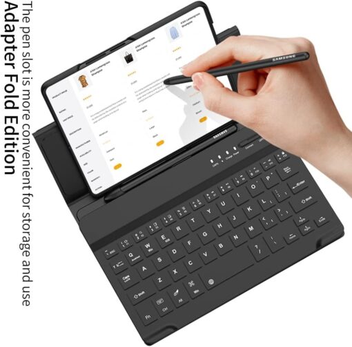 GKK Bluetooth Wireless Keyboard for Samsung Galaxy Z Fold Series with Pen Slot - Image 23