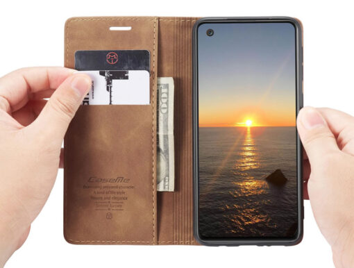 CaseMe Leather Flip Case for Sam A30s/A50/A50s | Sam A70/A70s | Sam A21s - Image 4