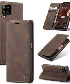 CaseMe Leather Flip Cover for Samsung Galaxy A22