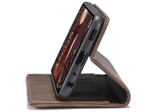 CaseMe Leather Flip Cover for Samsung Galaxy A22 - Image 7