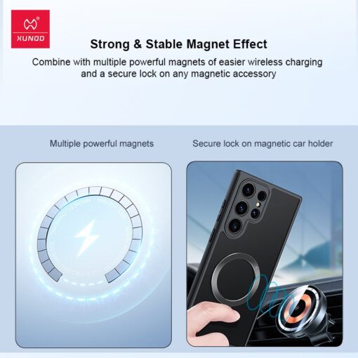 XUNDD PREMIUM QUALITY MAGNETIC SHOCKPROOF BUMPER PROTECTIVE HOLDER CASE FOR SAMSUNG GALAXY S24 /S25 ULTRA SERIES - Image 8