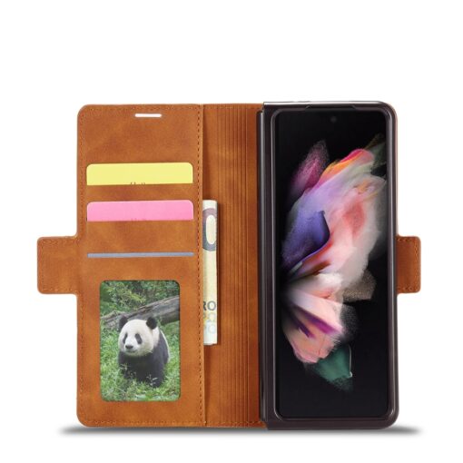 Samsung Galaxy Z Fold3 5G, Z Flip 3 , Z Fold4 4G/5G & ZFlip 4 Forwenw  Leather Phone Case. - Image 6