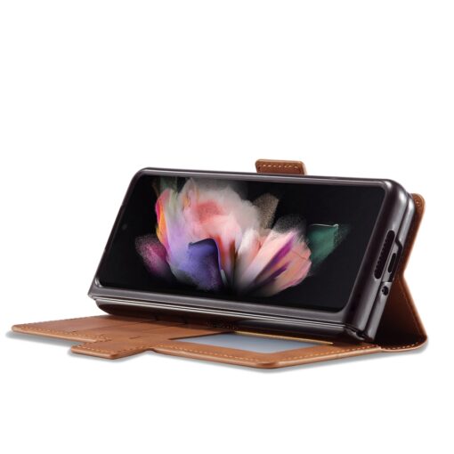 Samsung Galaxy Z Fold3 5G, Z Flip 3 , Z Fold4 4G/5G & ZFlip 4 Forwenw  Leather Phone Case. - Image 9