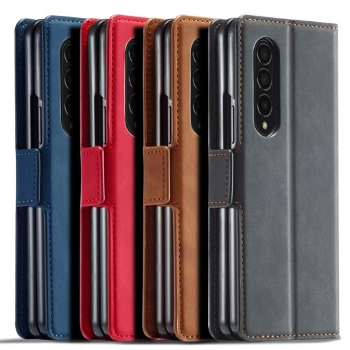 Samsung Galaxy Z Fold3 5G, Z Flip 3 , Z Fold4 4G/5G & ZFlip 4 Forwenw  Leather Phone Case. - Image 5
