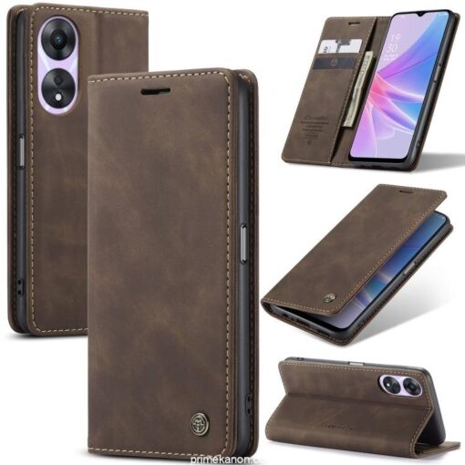 Oppo A17/A17k CaseMe leather Flip Cover - Image 13
