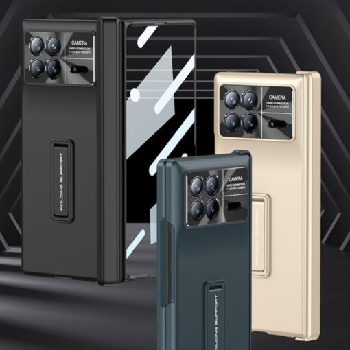 GKK Integrated Magnetic Folding Hinge All-inclusive Phone Case for Xiaomi Mix/ Huawei Mate Series - Image 3