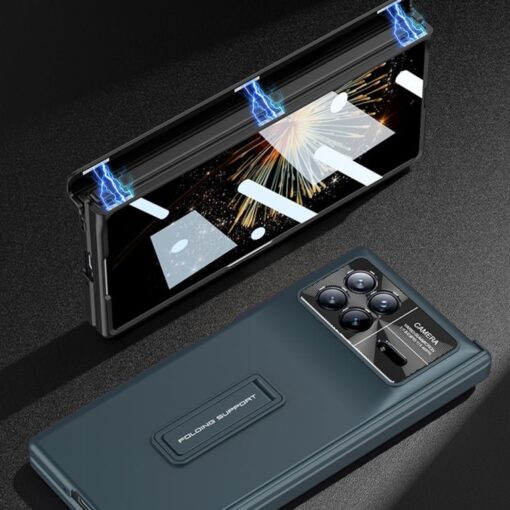 GKK Integrated Magnetic Folding Hinge All-inclusive Phone Case for Xiaomi Mix/ Huawei Mate Series - Image 4