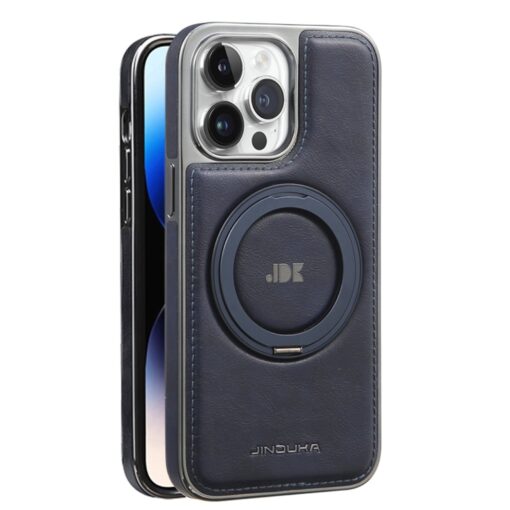 Fun-Casery Magnetic Kickstand Shockproof Leather Case for IPHONE 16/15/14 PRO MAX SERIES - Image 12