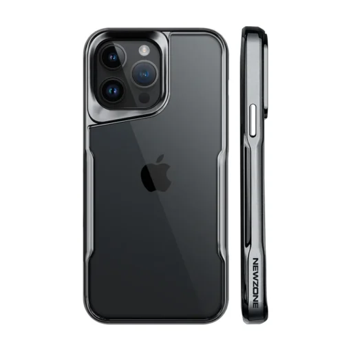 Exquisite Electroplated Acrylic Luxury Shockproof Shell with TPU Soft Frame Phone Case for iPhone Series