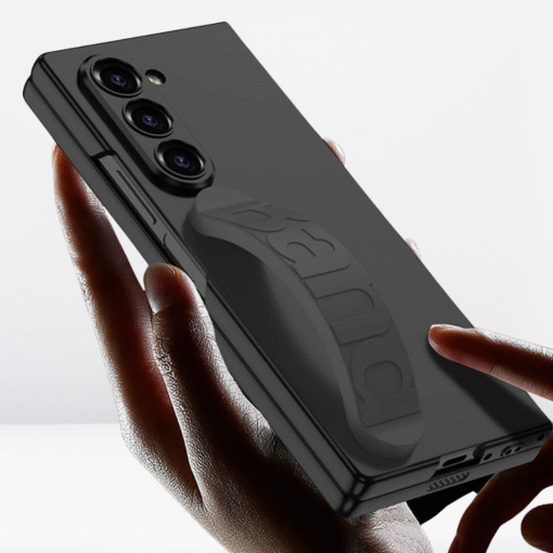 Samsung Fold 6 GKK Matte Finish Slim Band Silicone Protective Case with Finger Strap & Built-in Screen Protector - Image 26