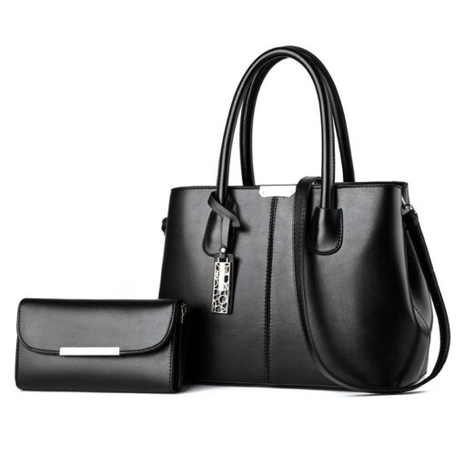Cocifer Fashion Designer 2-in-1 Premium Quality Tote Ladies Handbag Set - Image 2